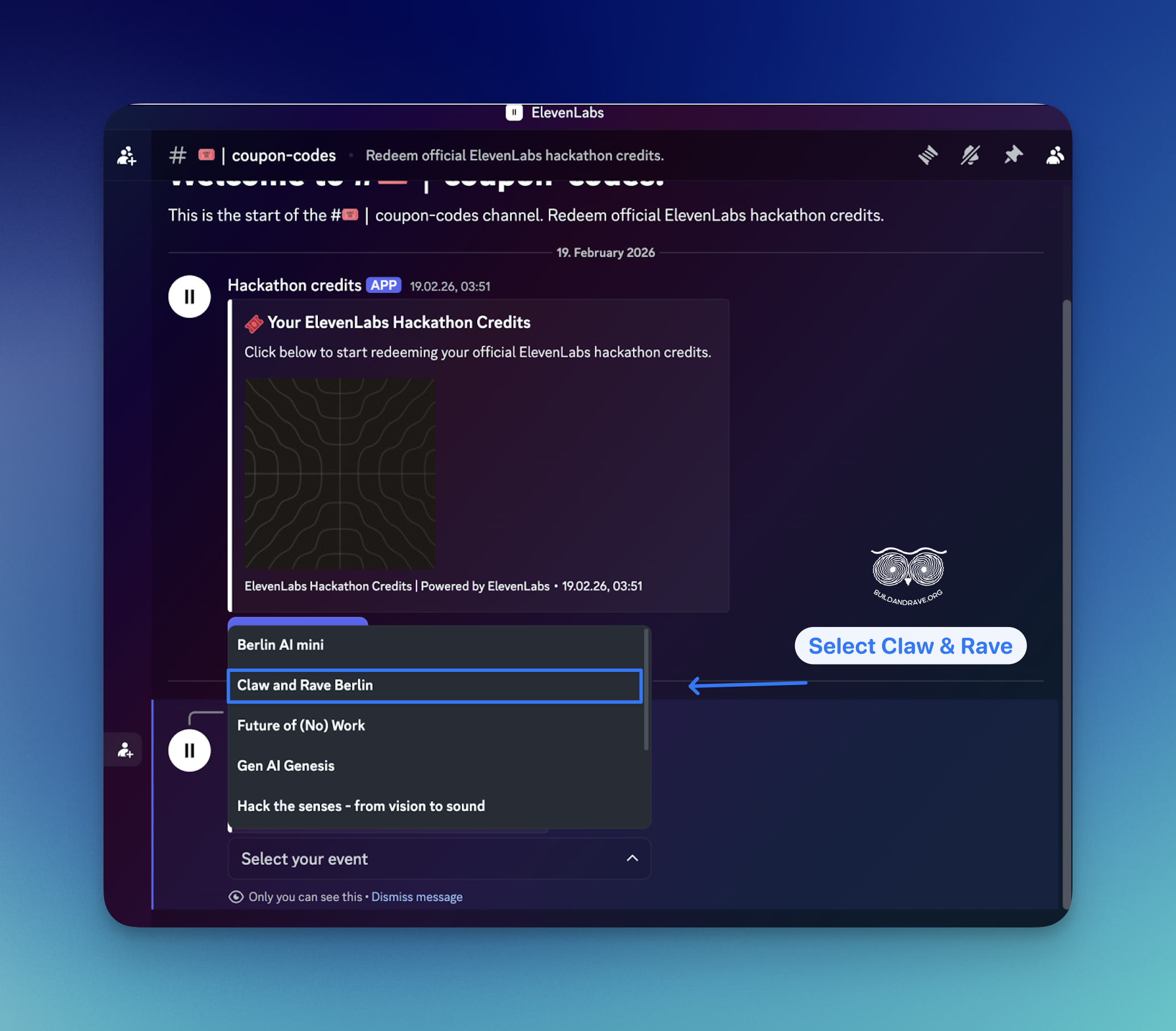 ElevenLabs Discord redemption instructions